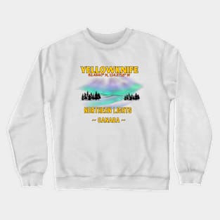 Yellowknife - Aurora Boreal - Northwest Territories Crewneck Sweatshirt